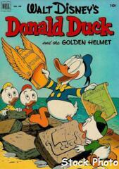 Walt Disney's Donald Duck and the Golden Helmet © July 1952 Dell 4c408